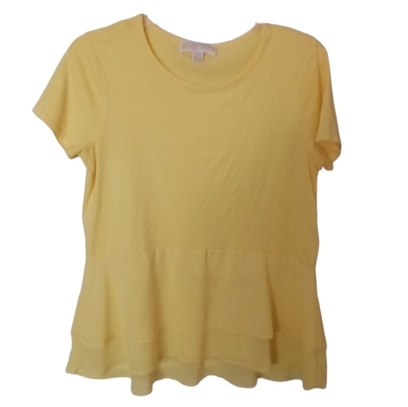 Michael Kors Yellow Top - Picture 4 of 5